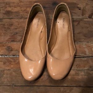 Nine West Nude ballet flats